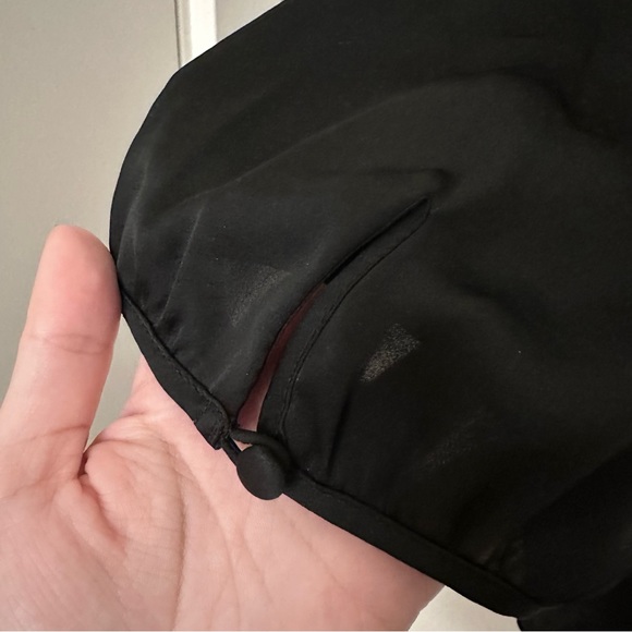 Cute Black blouse with bow from Japan - Picture 4 of 5